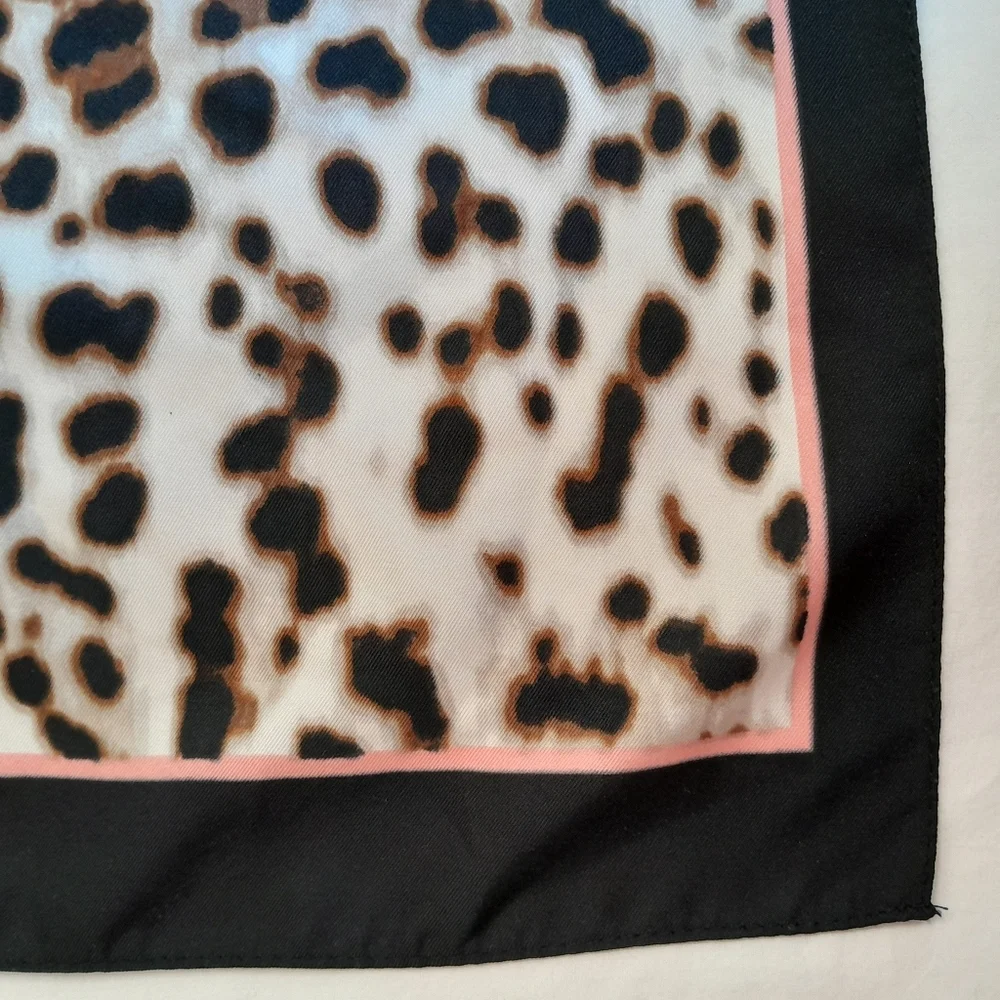 Leopard & Houndstooth Patterned Scarves